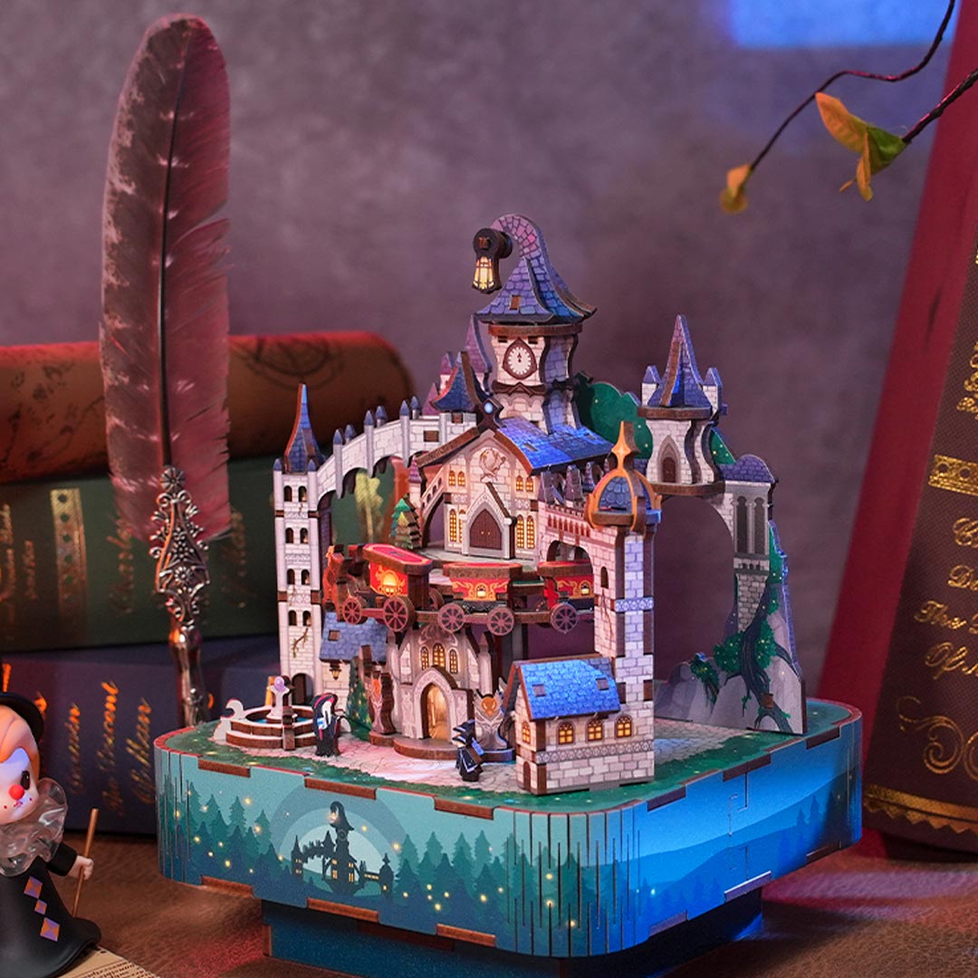 Magic Castle DIY Miniature House Music Box