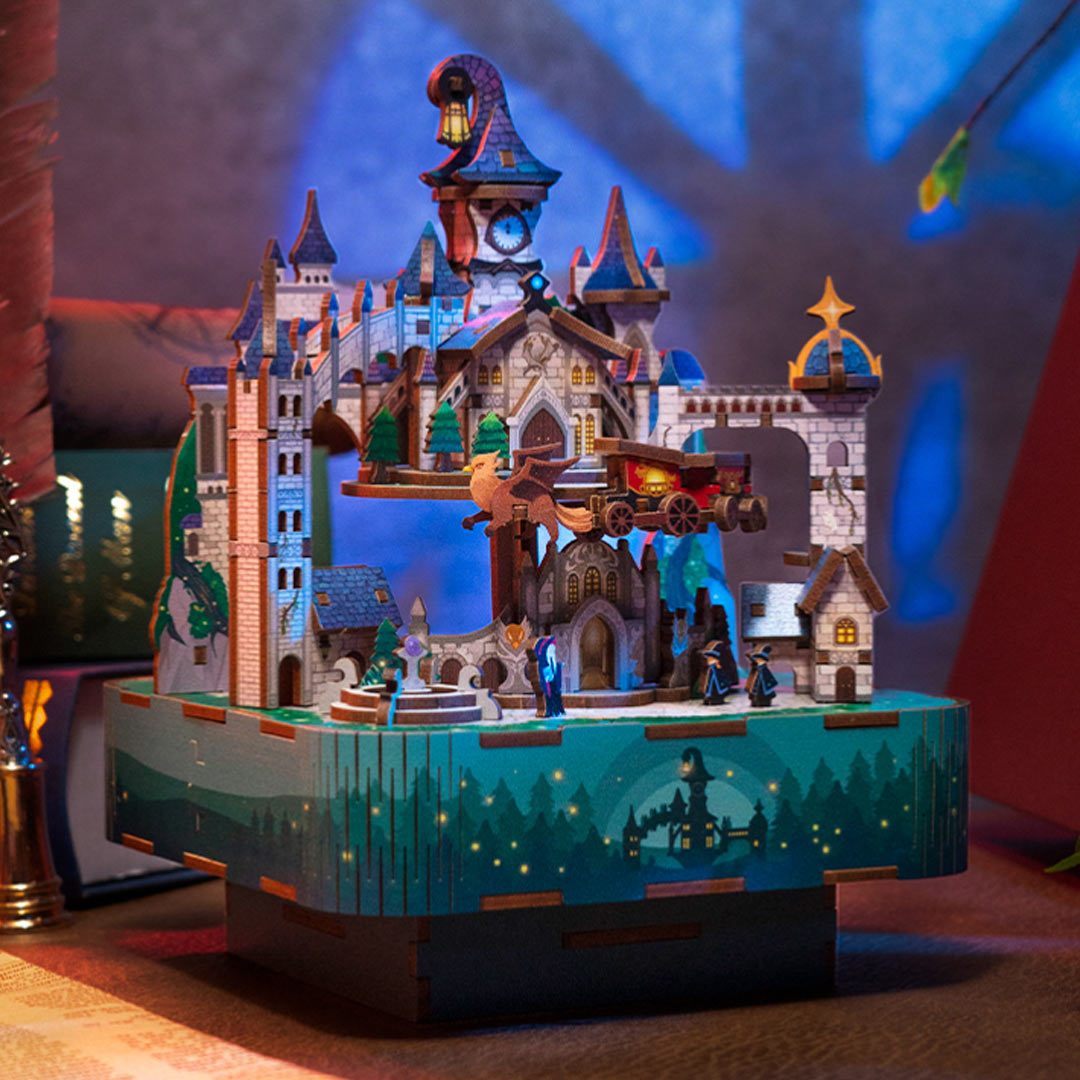 Magic Castle DIY Miniature House Music Box